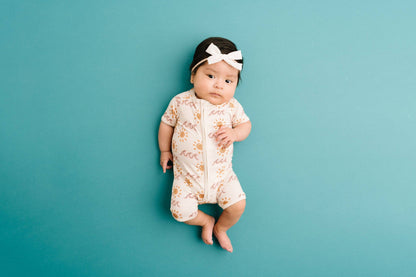 Little One Shop - Sunny Shores Bamboo Short Romper