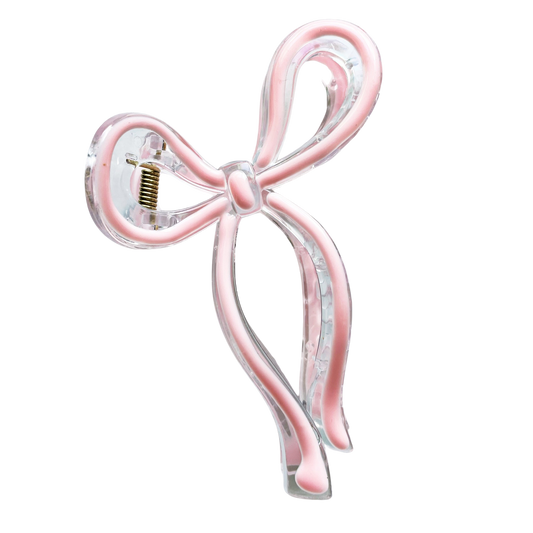 Lady Eleanor & Co - Light Pink Bow Claw Clip