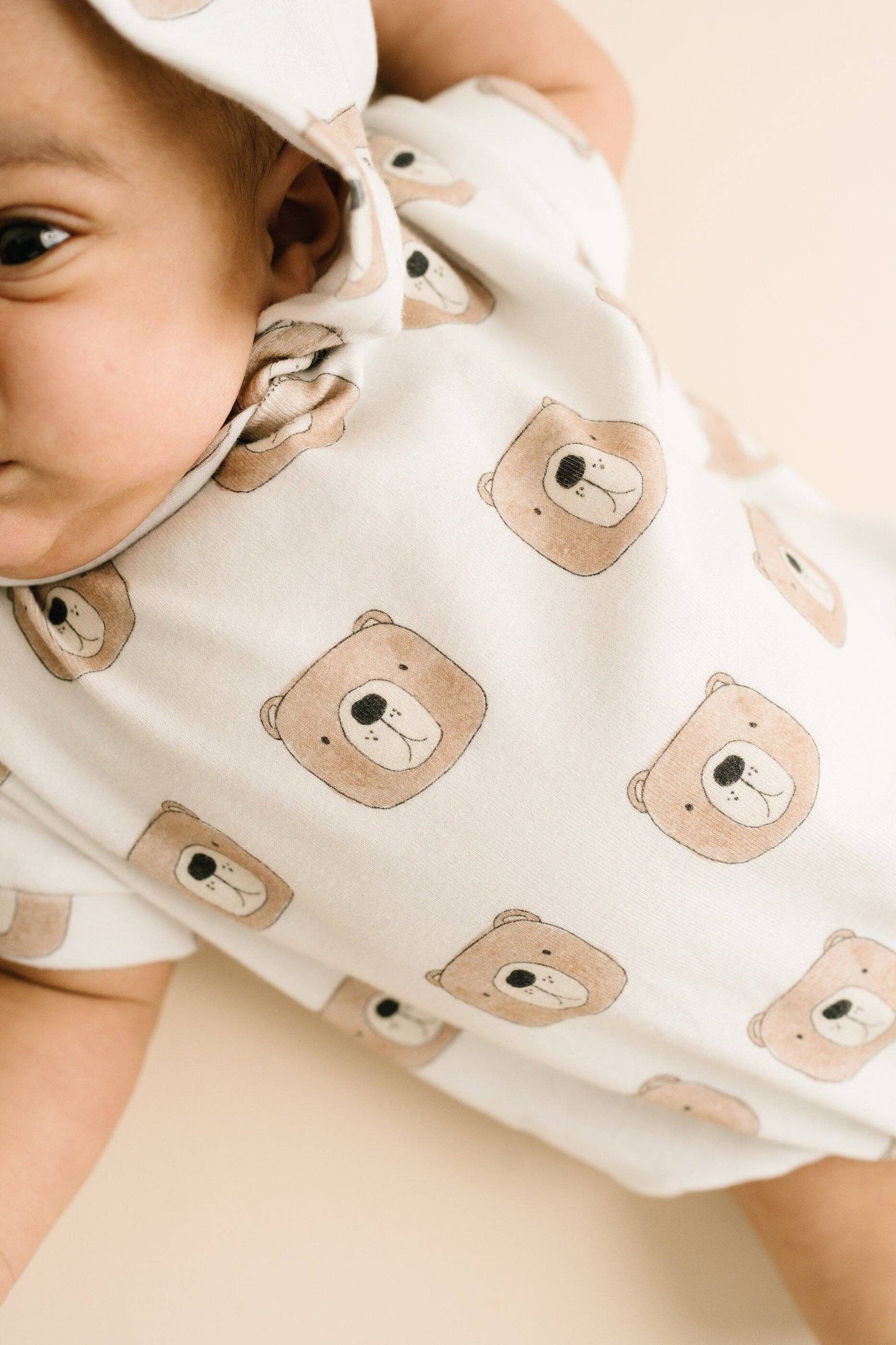 Little One Shop - Bear Hooded Short Romper