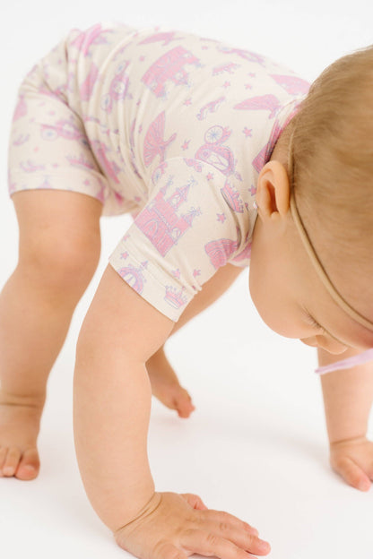 Little One Shop - Dreamy Fairytale Bamboo Shorts Set