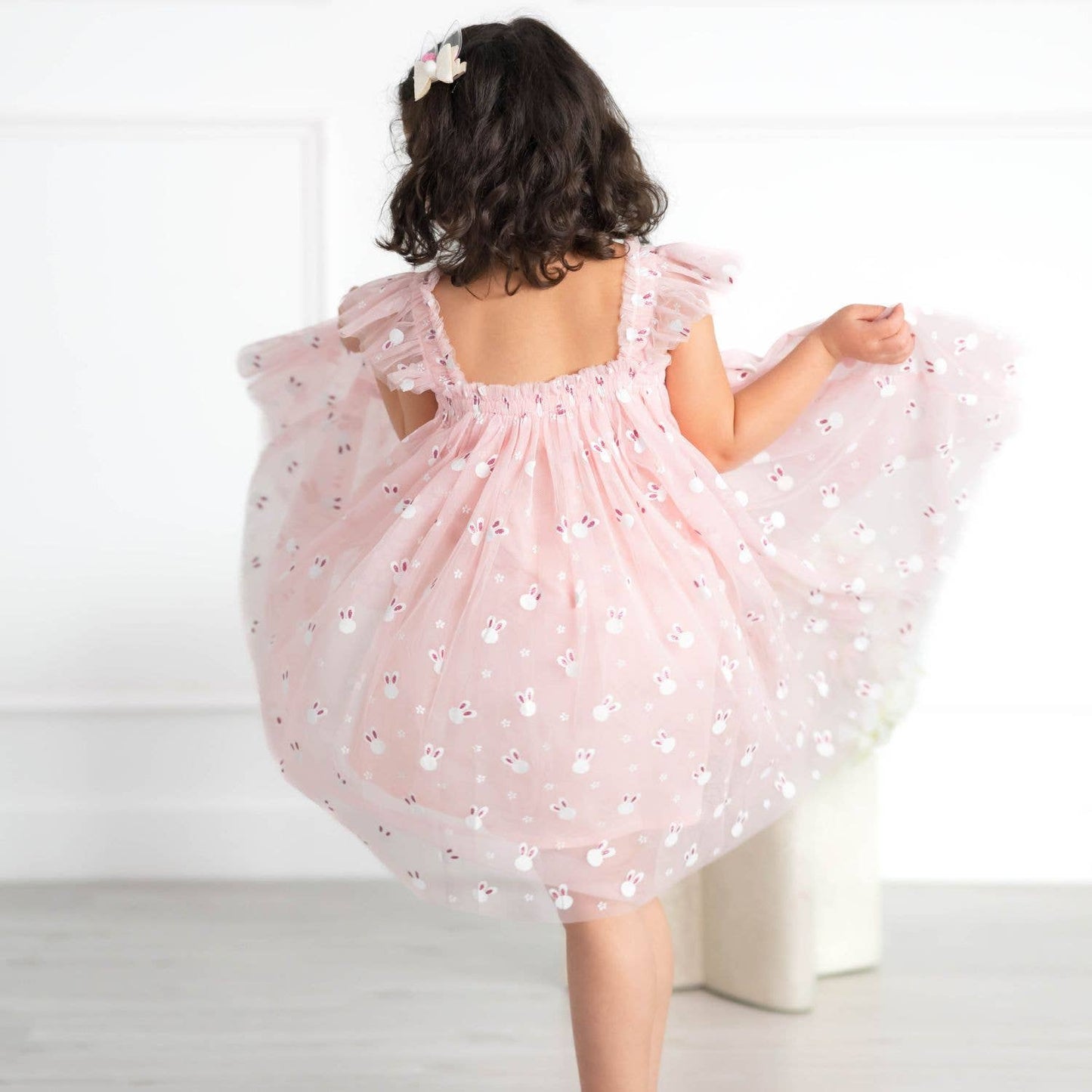 Sweet Wink - Shaker Easter Bunny Ear Bow Clip