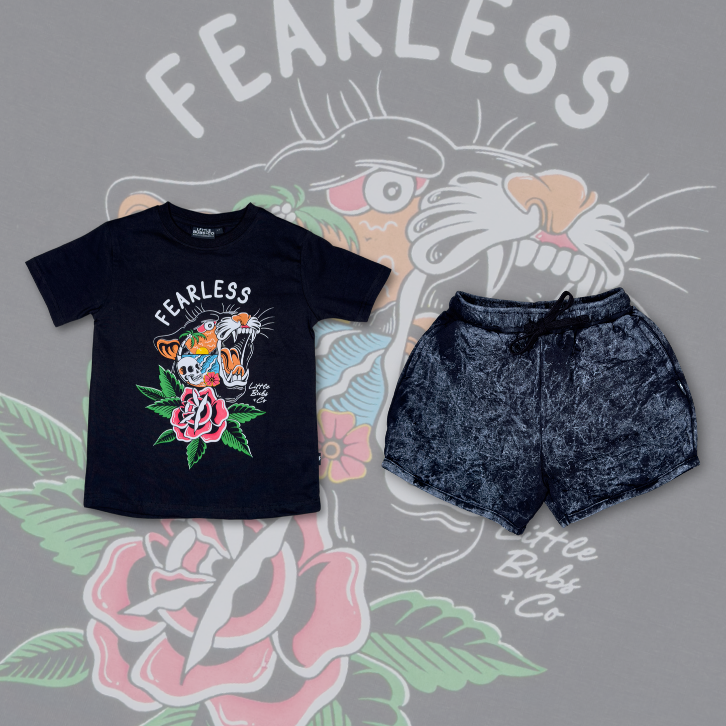 Little Bubs + Co - Fearless Tee