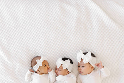 Baby Bling Bows - FAB-BOW-LOUS®: white