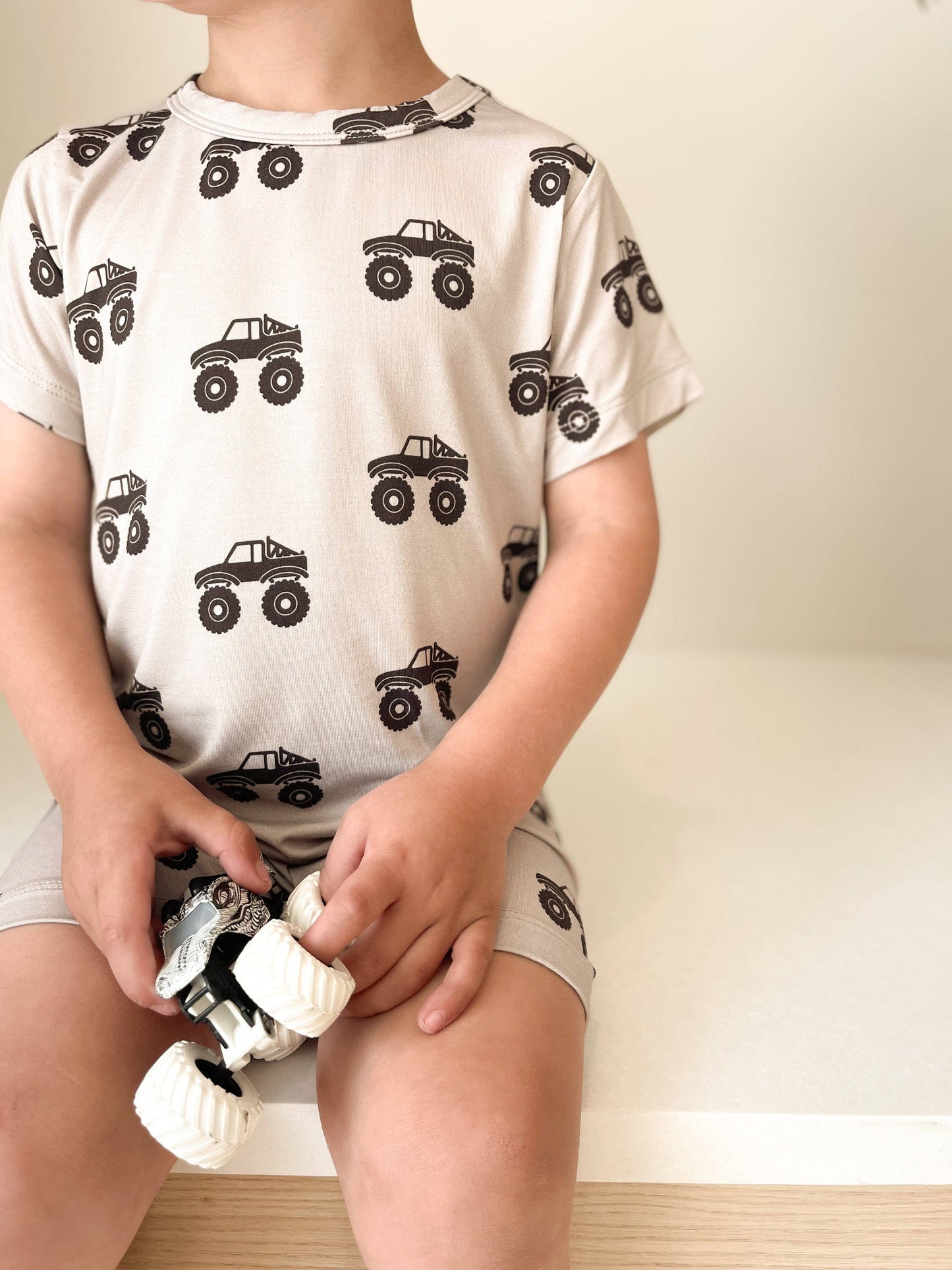 Forever French Baby - Bamboo Short Set | Monster Truck