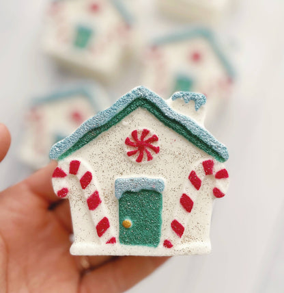 Gingerbread House Bath Bomb - with toy inside!