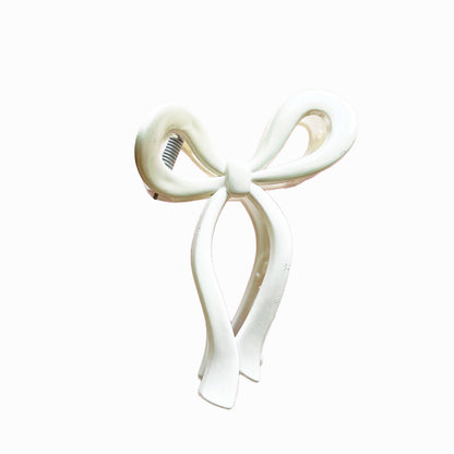 Lady Eleanor & Co - White Bow Claw Clip