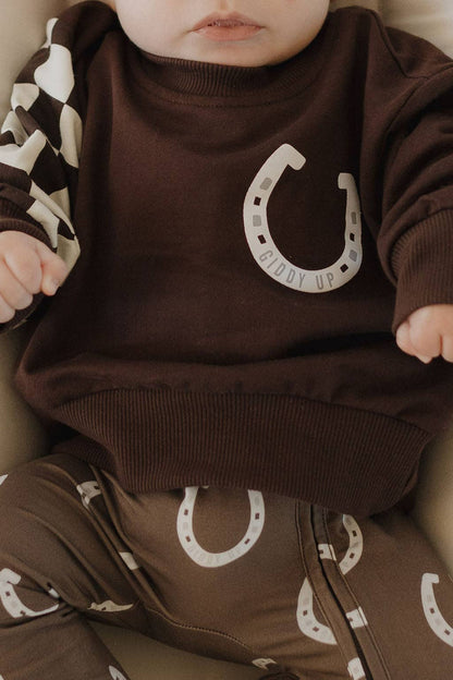 Forever French Baby - Bamboo Zip Pajamas | Giddy Up