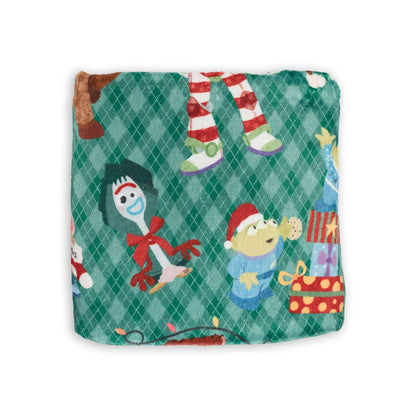 Ellie Sue - Toy Box Christmas Double Sided Throw Blanket