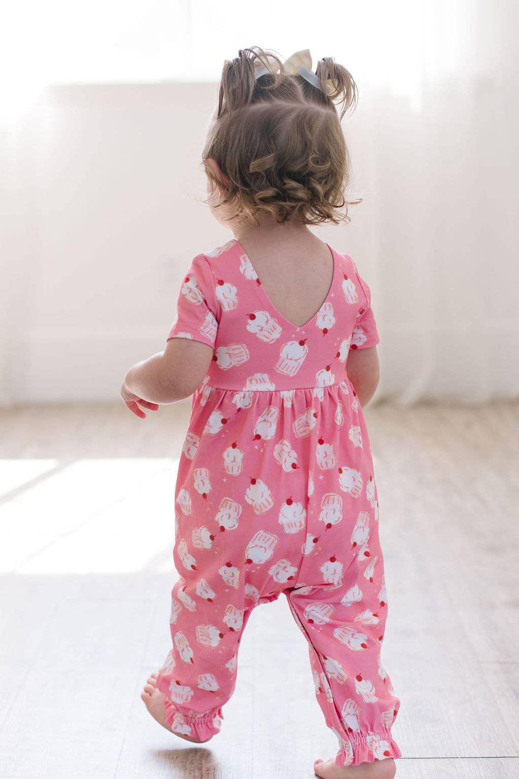 Rosie Romper in Cupcake