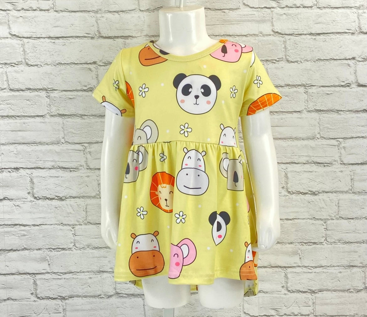 Animal faces tunic