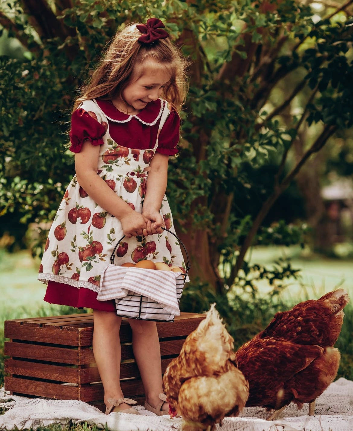 Pinafore Twirl Set (2-in-1)  Apple Harvest