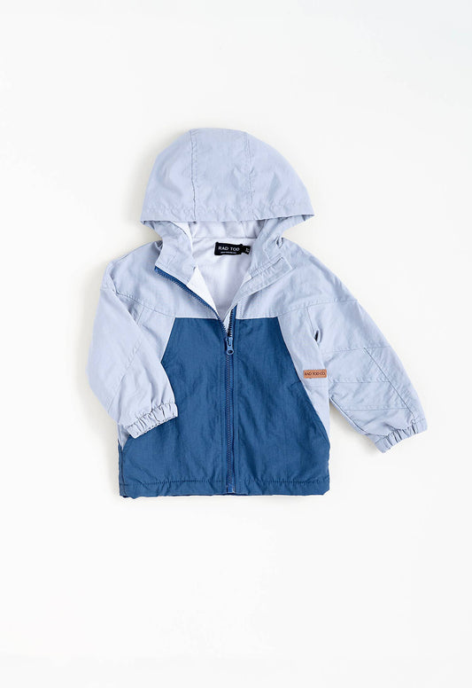 GRAY WINDBREAKER