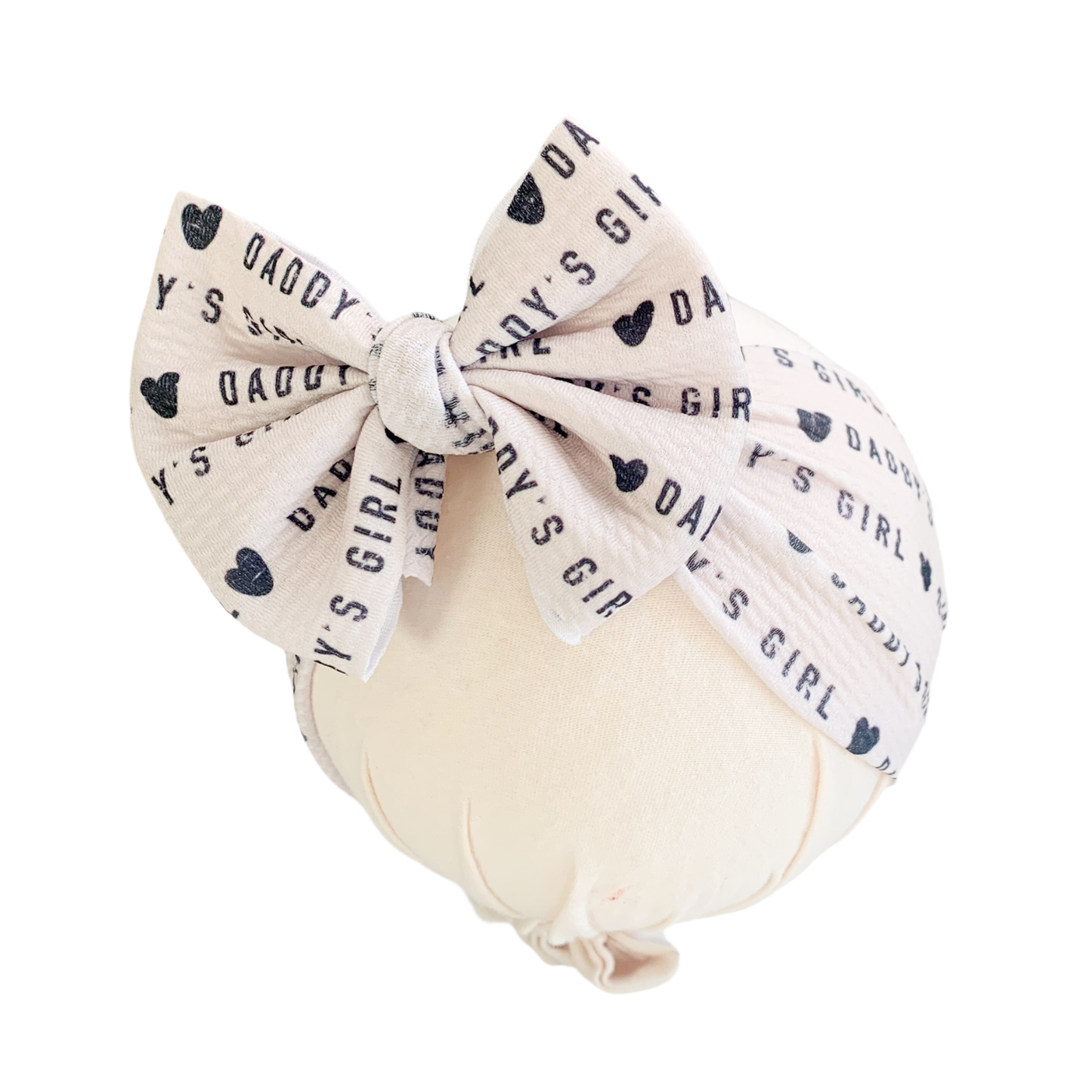 Daddy's Girl Headwrap Baby Bow