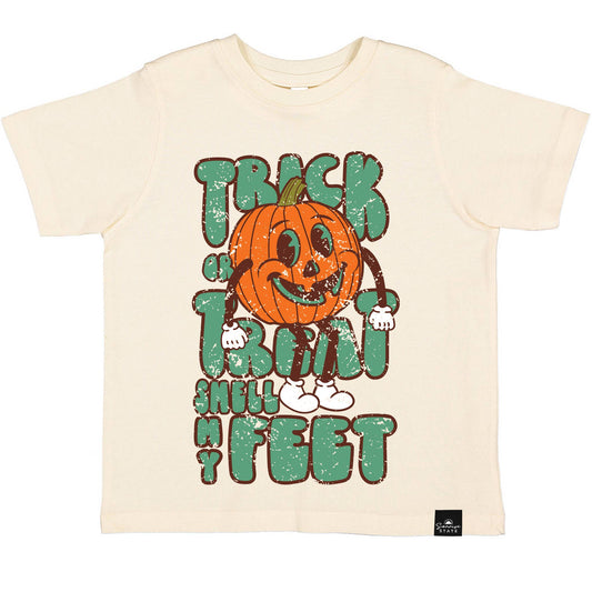 Trick or Treat Smell My Feet Boy's Halloween Tee