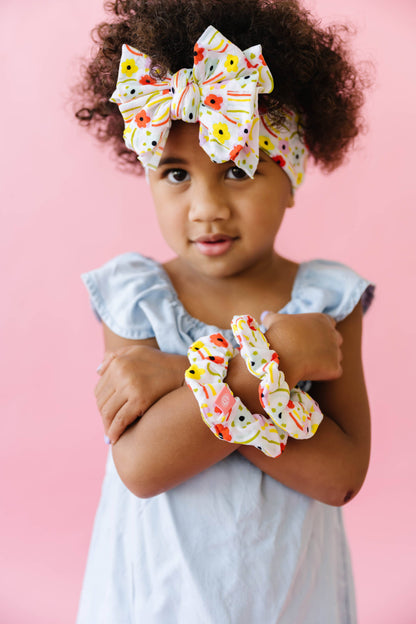 Baby Bling Bows - SINGLE SCRUNCHIE: carra / Baby Bling x Carra Sykes