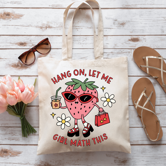 Girl Math Tote Bag