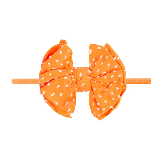 Baby Bling Bows - SHAB-BOW-LOUS SKINNY: orange slice