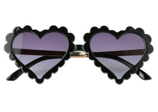 Sparkle Sisters by Couture Clips - Heart Sunglasses: Black