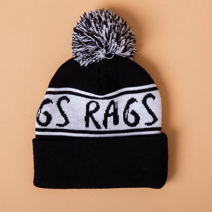 RAGS - Pom Beanie - 'RAGS'