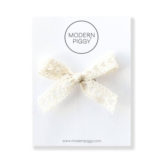 Modern Piggy - Romantic | Ribbon Bow: Nylon Headband