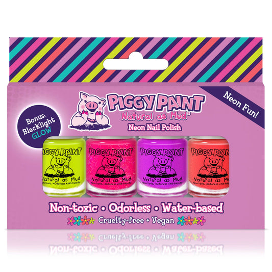 Piggy Paint - Neon Box Set (Bonus Blacklight Glow!)