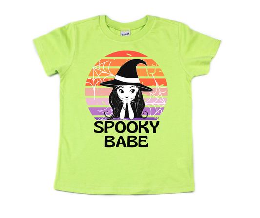 Spooky Babe - Kid Halloween Tee