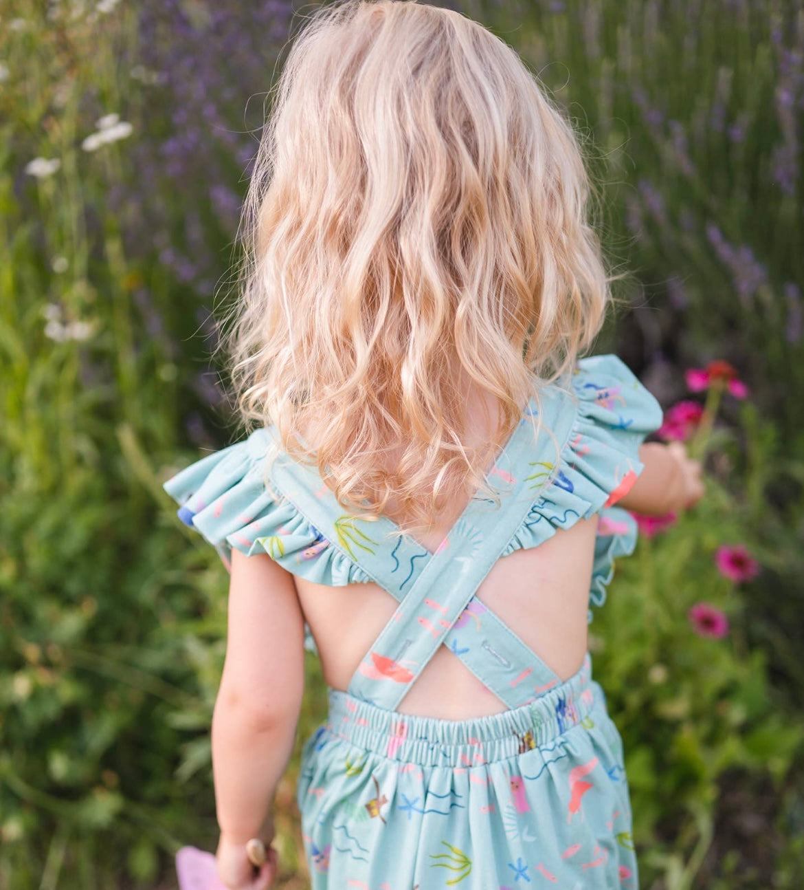 Emmy Romper in Mermaid