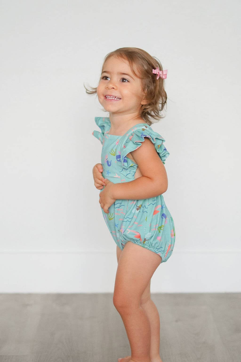 Emmy Romper in Mermaid