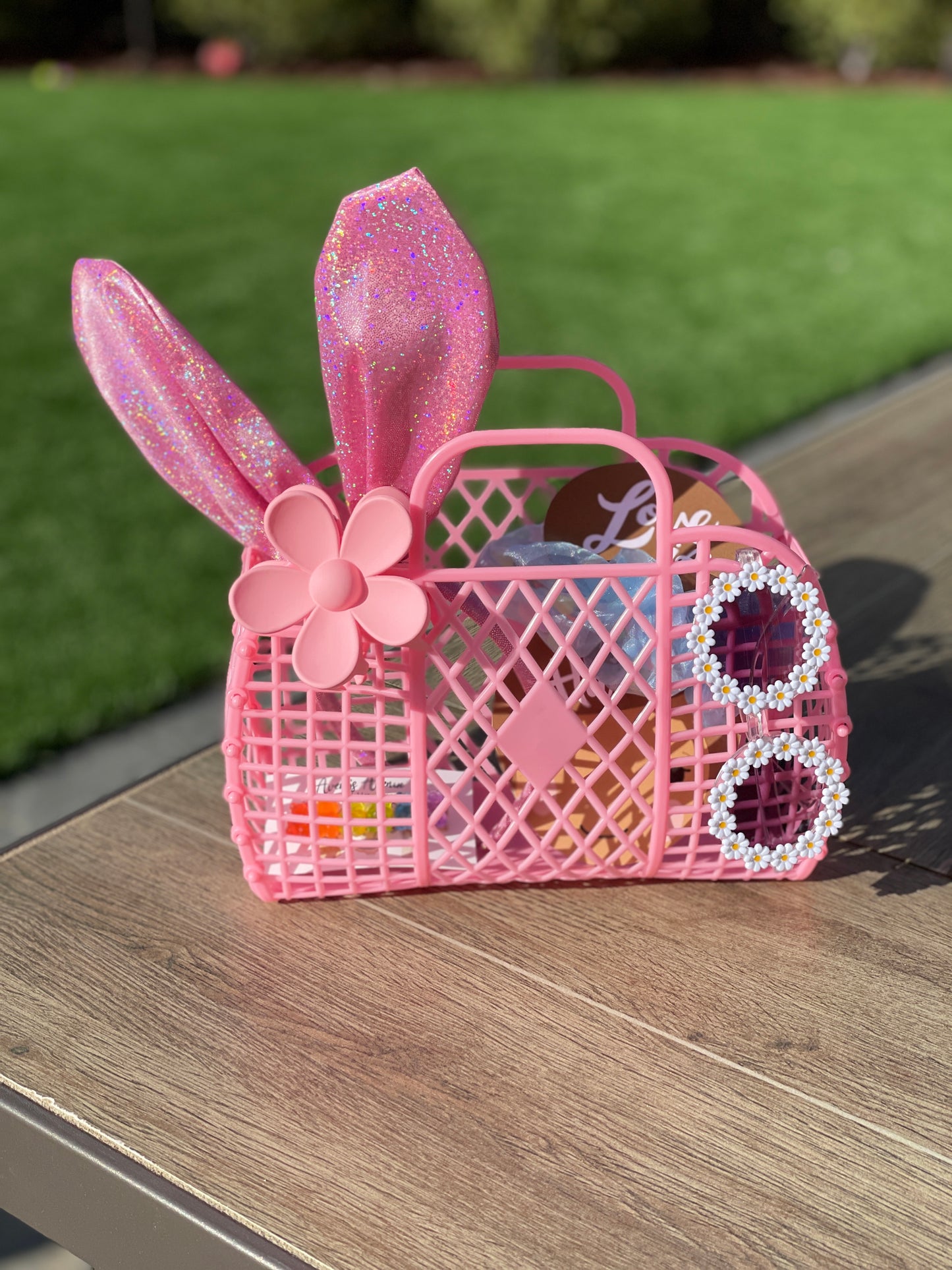 Cheeky Plum - Retro Basket Jelly Bag - Pink