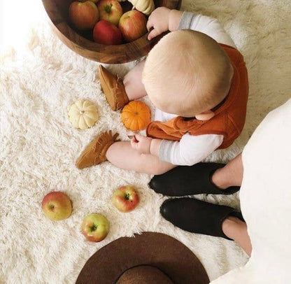 BirdRock Baby - Baby Moccasins - Genuine Leather Baby Shoes (Classic Brown)